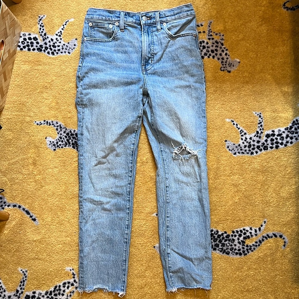 Madewell perfect vintage Jean distressed sz 28